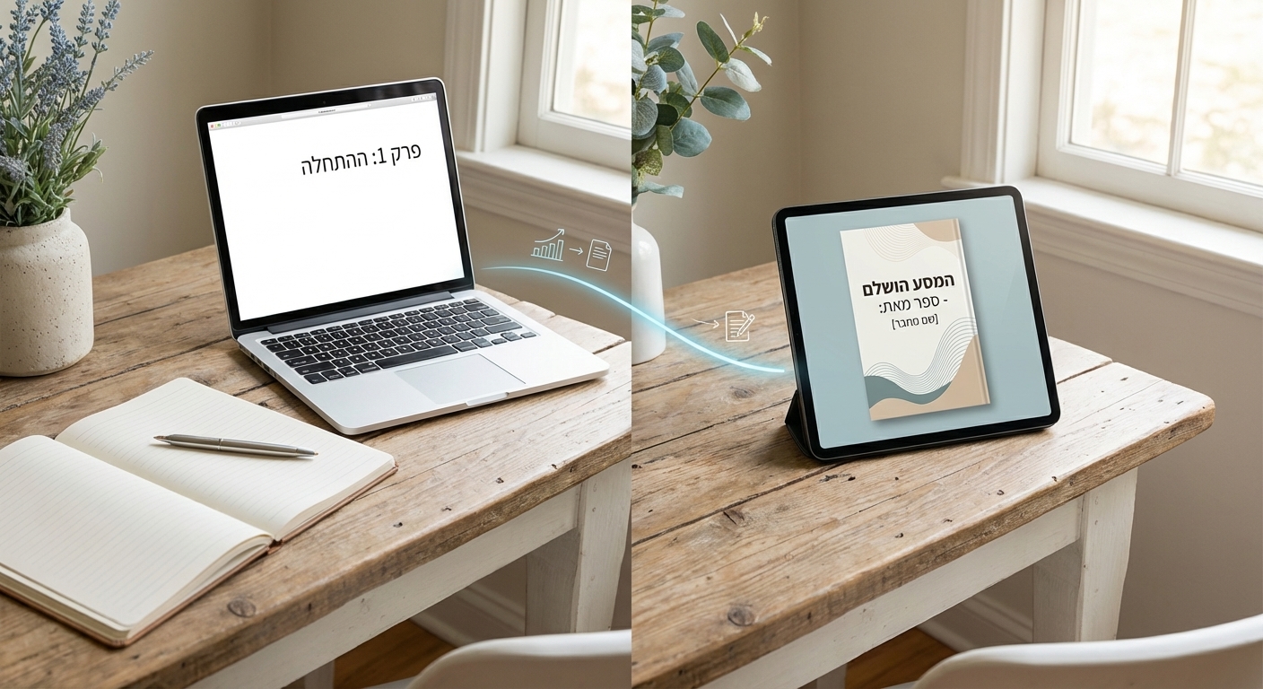 איך להתחיל לכתוב ספר ולסיים אותו